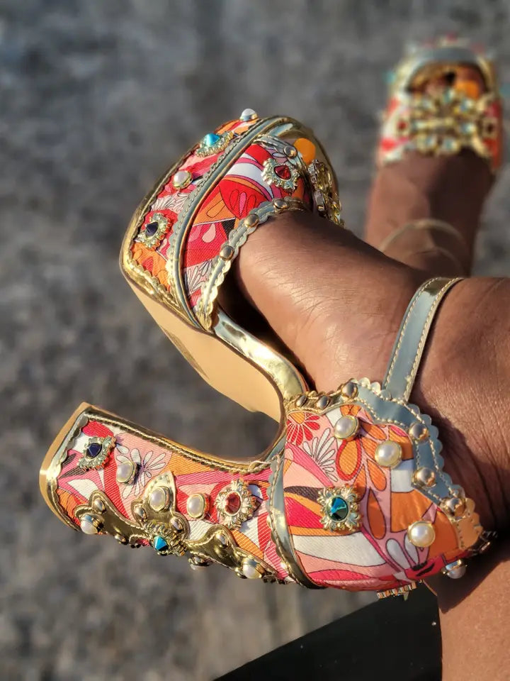 "Royal" Chunky Heel